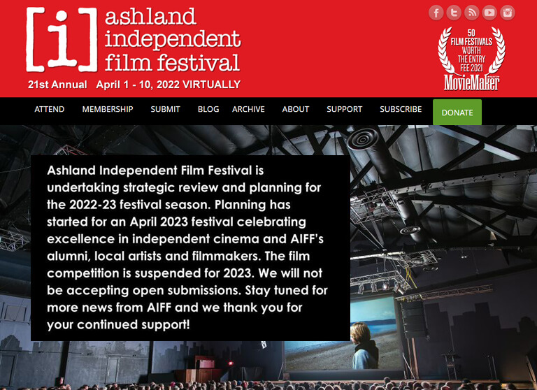 Ashland Independent Film Festival